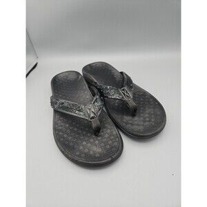 Vionic Women's Orthotic Comfort Sandals Shoes Size 9 Black Sequence